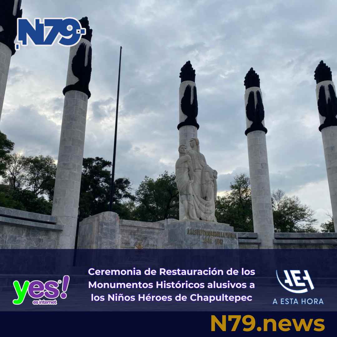 Ceremonia de Restauración de los Monumentos Históricos alusivos a los Niños Héroes de Chapultepec