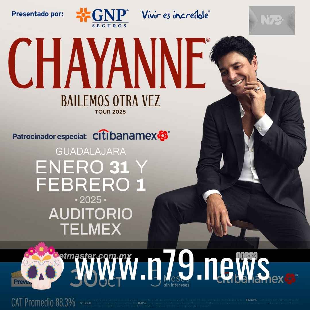 Chayanne vuelve a México con su gira Bailemos Otra Vez Tour 2025