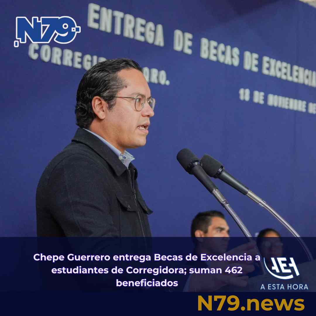 Chepe Guerrero entrega Becas de Excelencia a estudiantes de Corregidora