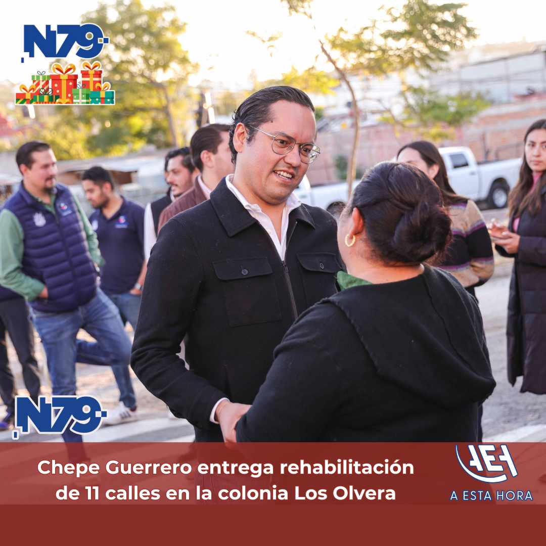 Chepe Guerrero entrega rehabilitación de 11 calles en la colonia