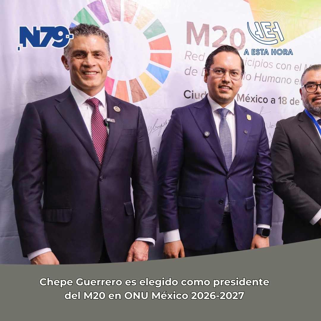 Chepe Guerrero es elegido como presidente del M20 en ONU México 2026-2027