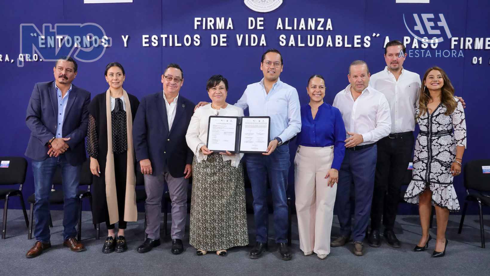 Chepe Guerrero firma alianza para promover una vida saludable a trabajadores del Municipio de Corregidora