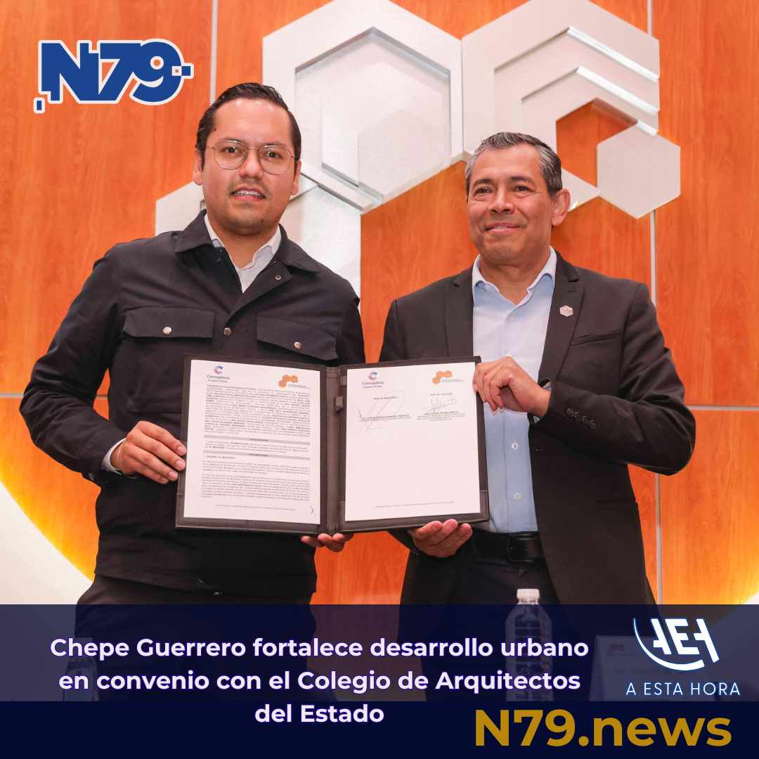 Chepe Guerrero fortalece desarrollo urbano en convenio con el Colegio de Arquitectos del Estado