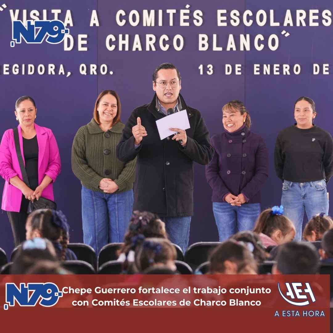 Chepe Guerrero fortalece el trabajo conjunto con Comités Escolares de Charco Blanco