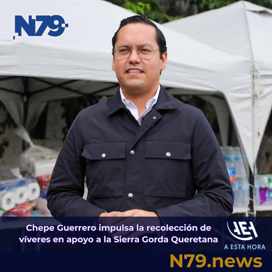 Chepe Guerrero impulsa la recolección de víveres en apoyo a la Sierra Gorda Queretana