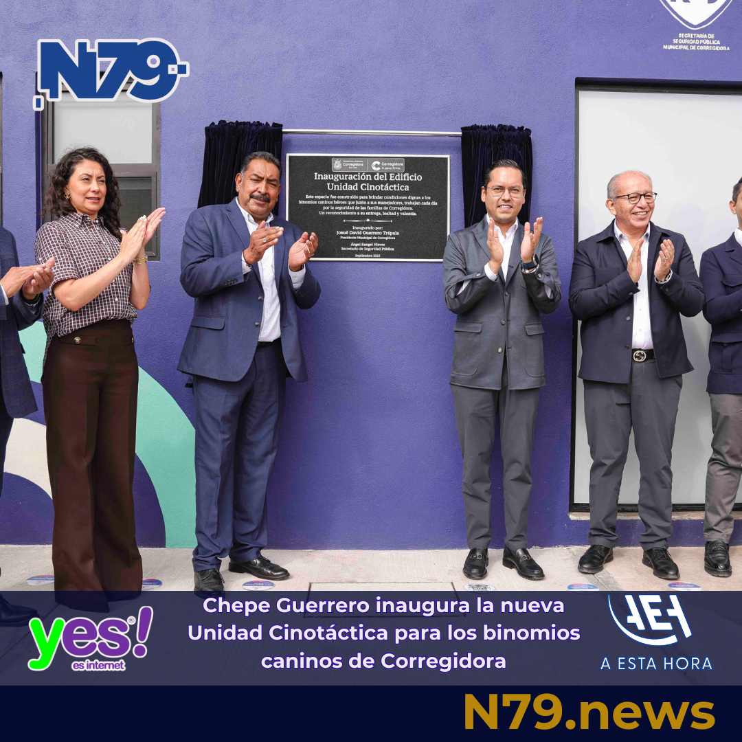 Chepe Guerrero inaugura la nueva Unidad Cinotáctica para los binomios caninos de Corregidora