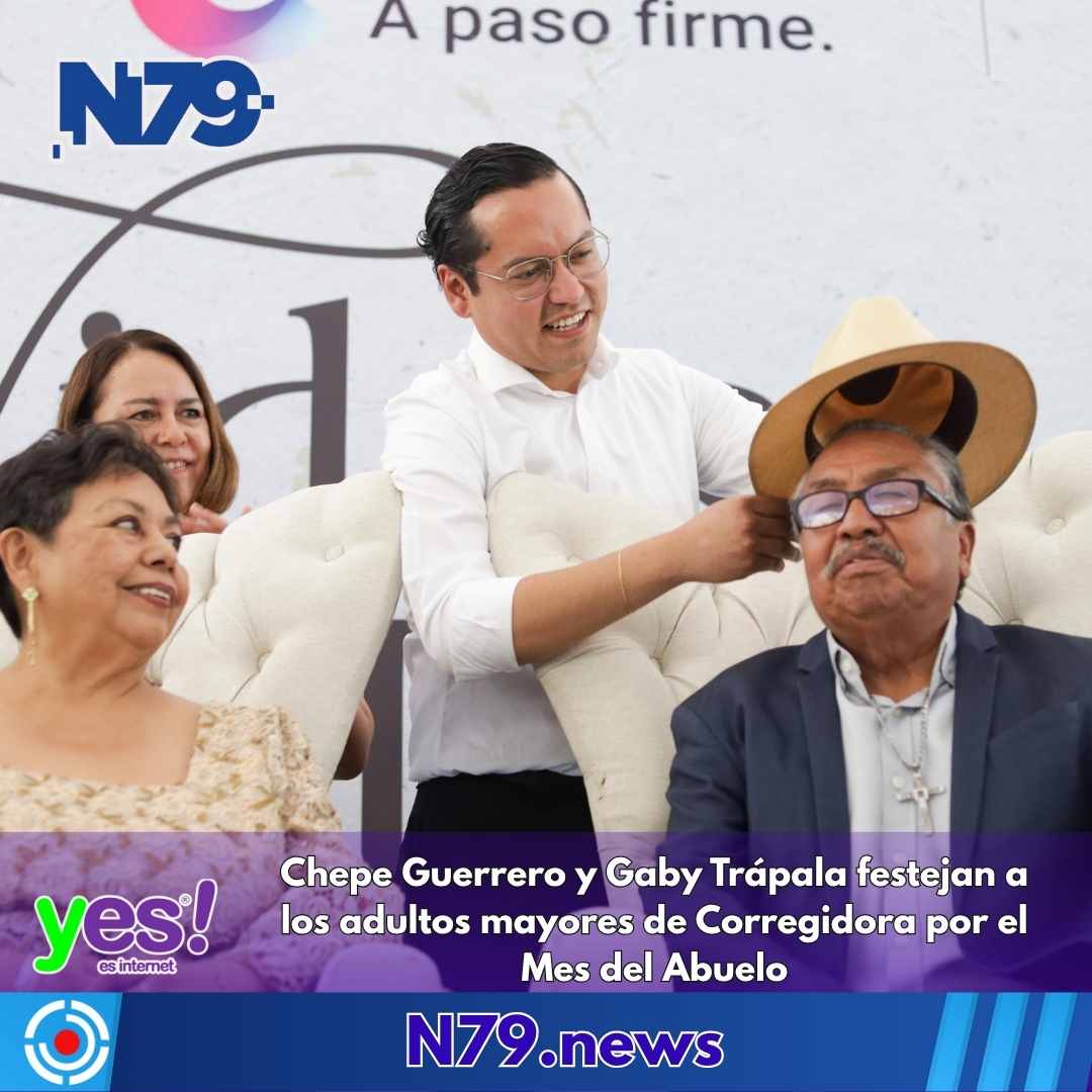 Chepe Guerrero y Gaby Trápala festejan a los adultos mayores