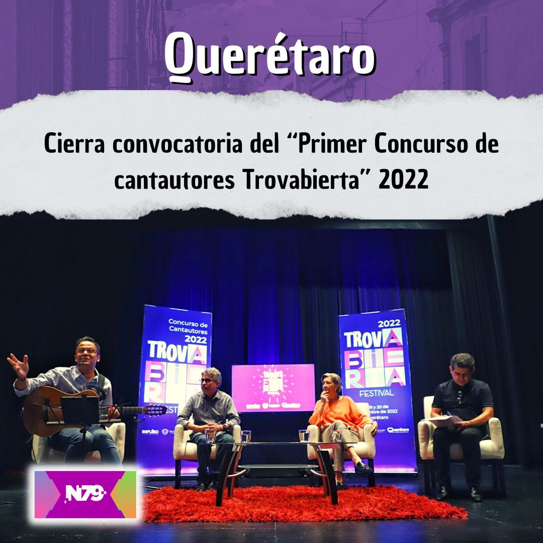 Cierra convocatoria del “Primer Concurso de cantautores Trovabierta” 2022