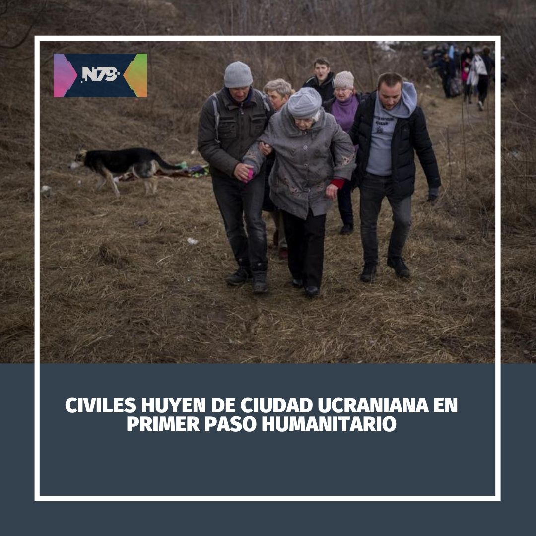 Civiles huyen de ciudad ucraniana en primer paso humanitario