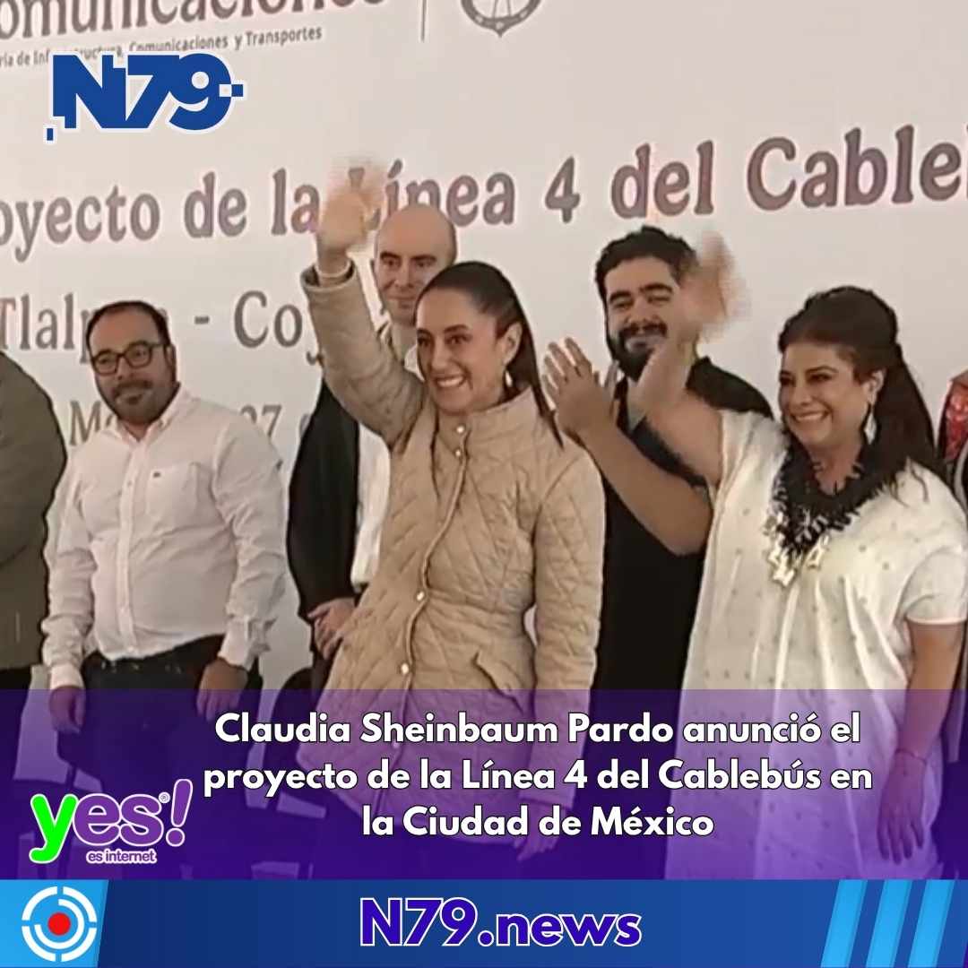 Claudia Sheinbaum Pardo anunció el proyecto de la Línea 4 del Cablebús en la Ciudad de México
