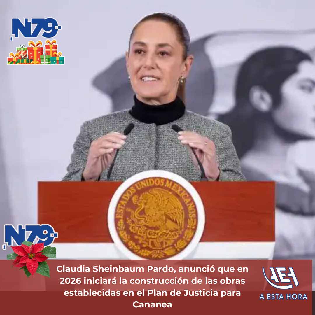 Claudia Sheinbaum Pardo, anunció que en 2026 iniciará la construcción de las obras