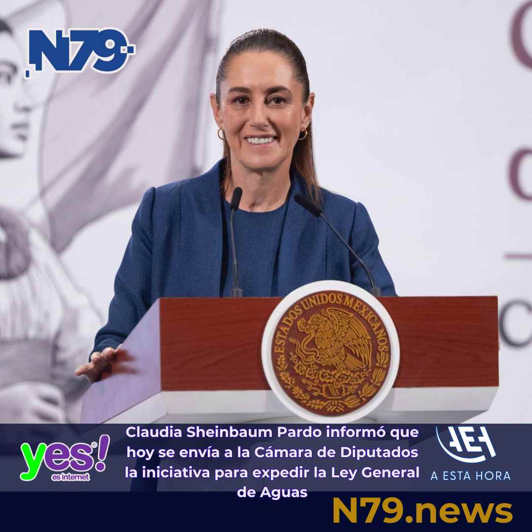 Claudia Sheinbaum Pardo informó que hoy se envía a la Cámara de Diputados la iniciativa para expe