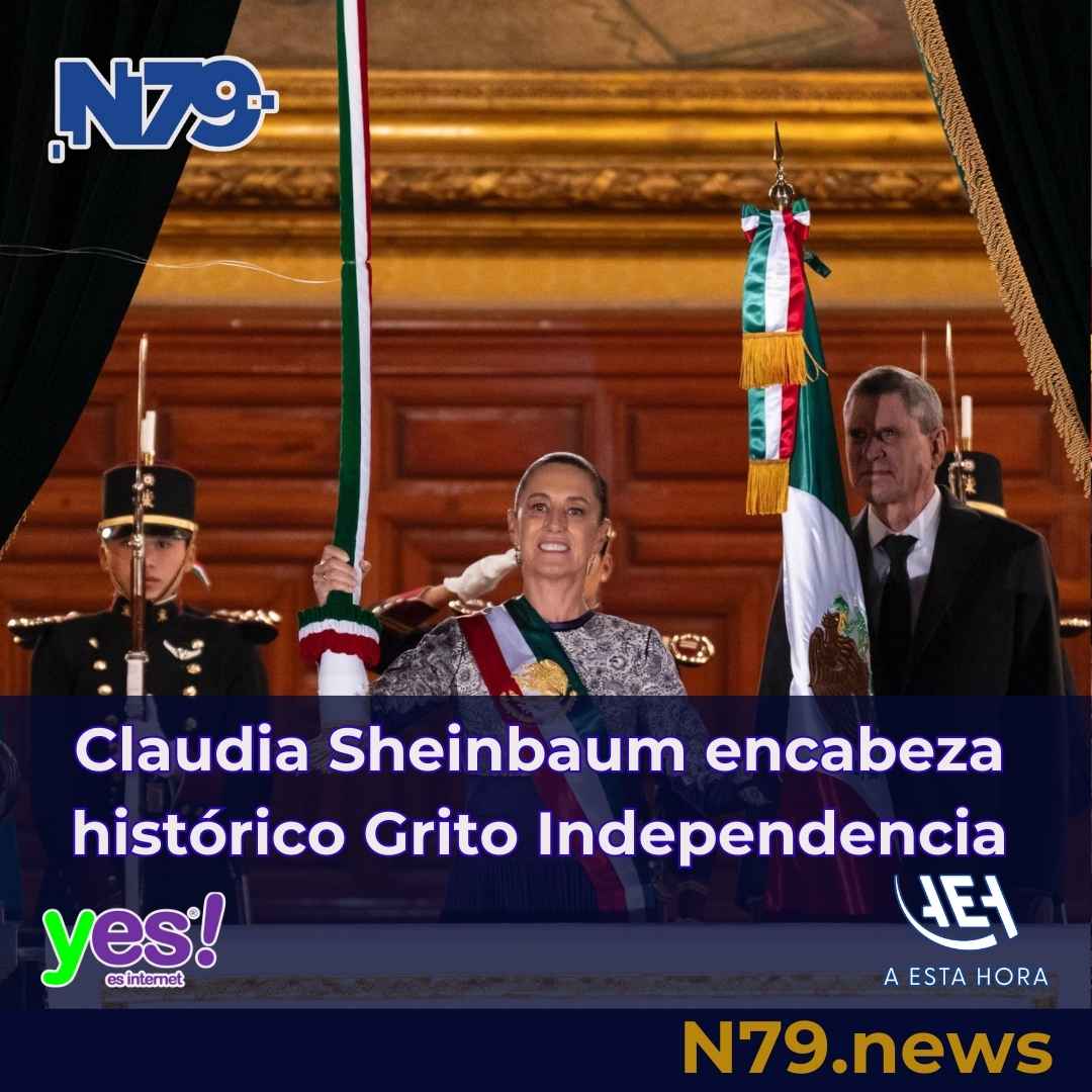 Claudia Sheinbaum encabeza histórico Grito Independencia