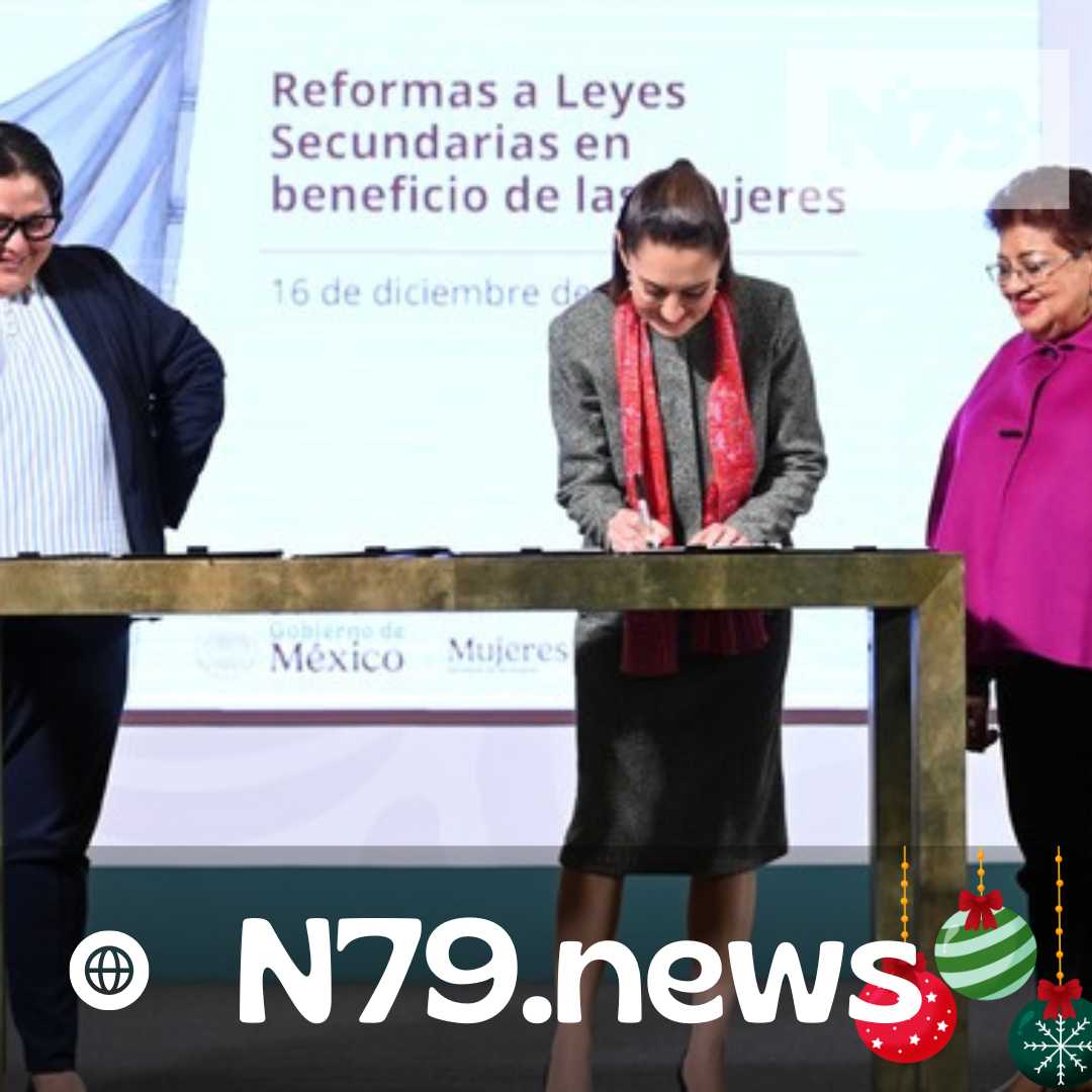 Claudia Sheinbaum firmó decreto en el que se reforman leyes secundarias para proteger a las mujeres en México