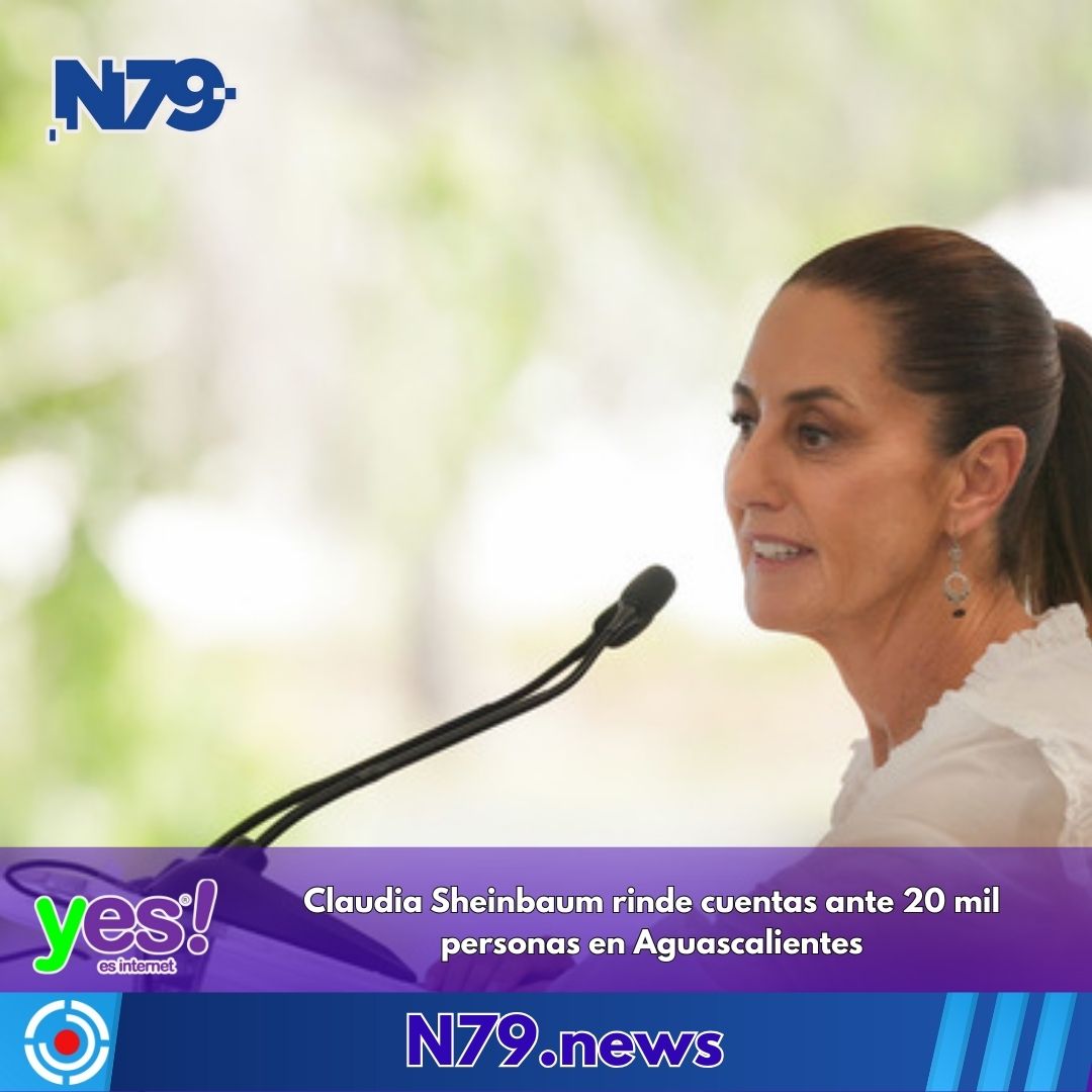 Claudia Sheinbaum rinde cuentas ante 20 mil personas