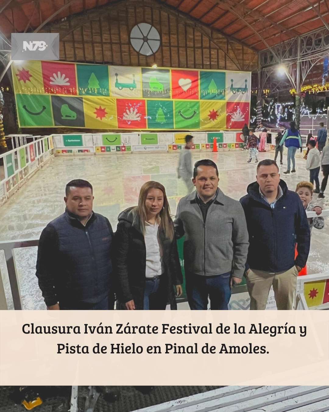 Clausura Iván Zárate Festival de la Alegría y Pista de Hielo en Pinal de Amoles.