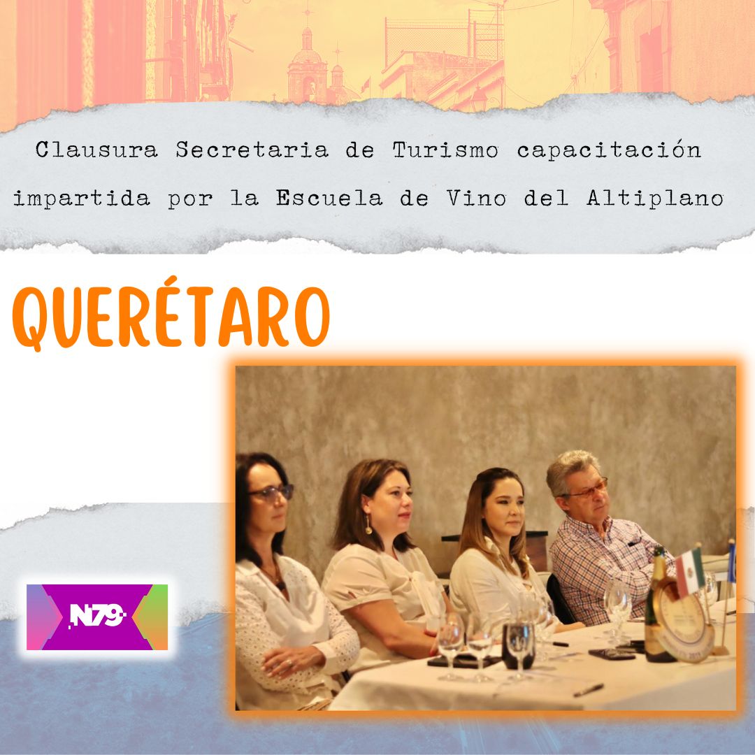 Clausura Secretaria de Turismo capacitación impartida por la Escuela de Vino del Altiplano