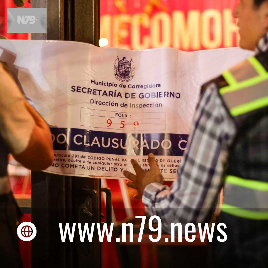 Clausuran autoridades 4 restaurantes y bares en Corregidora