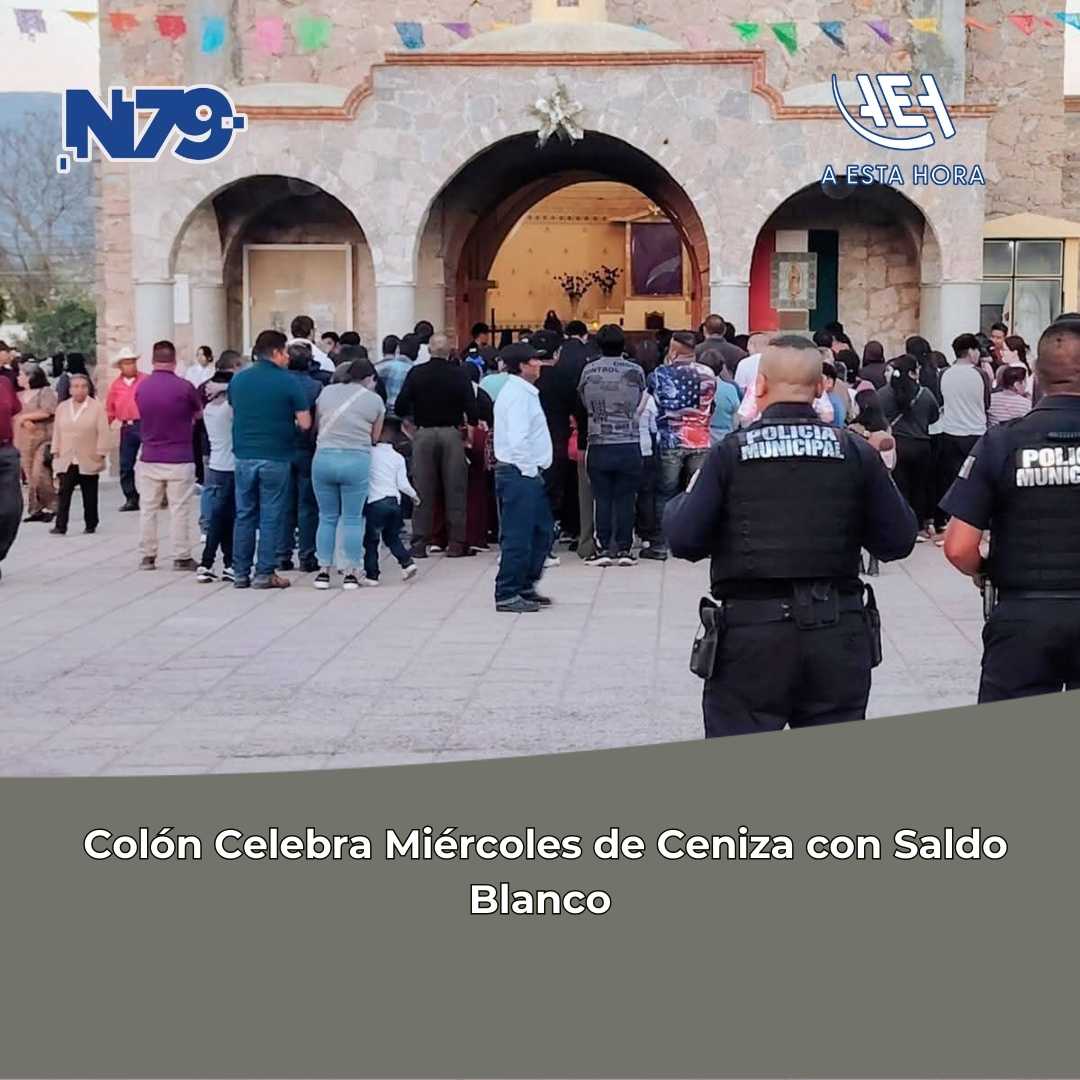 Colón Celebra Miércoles de Ceniza con Saldo Blanco