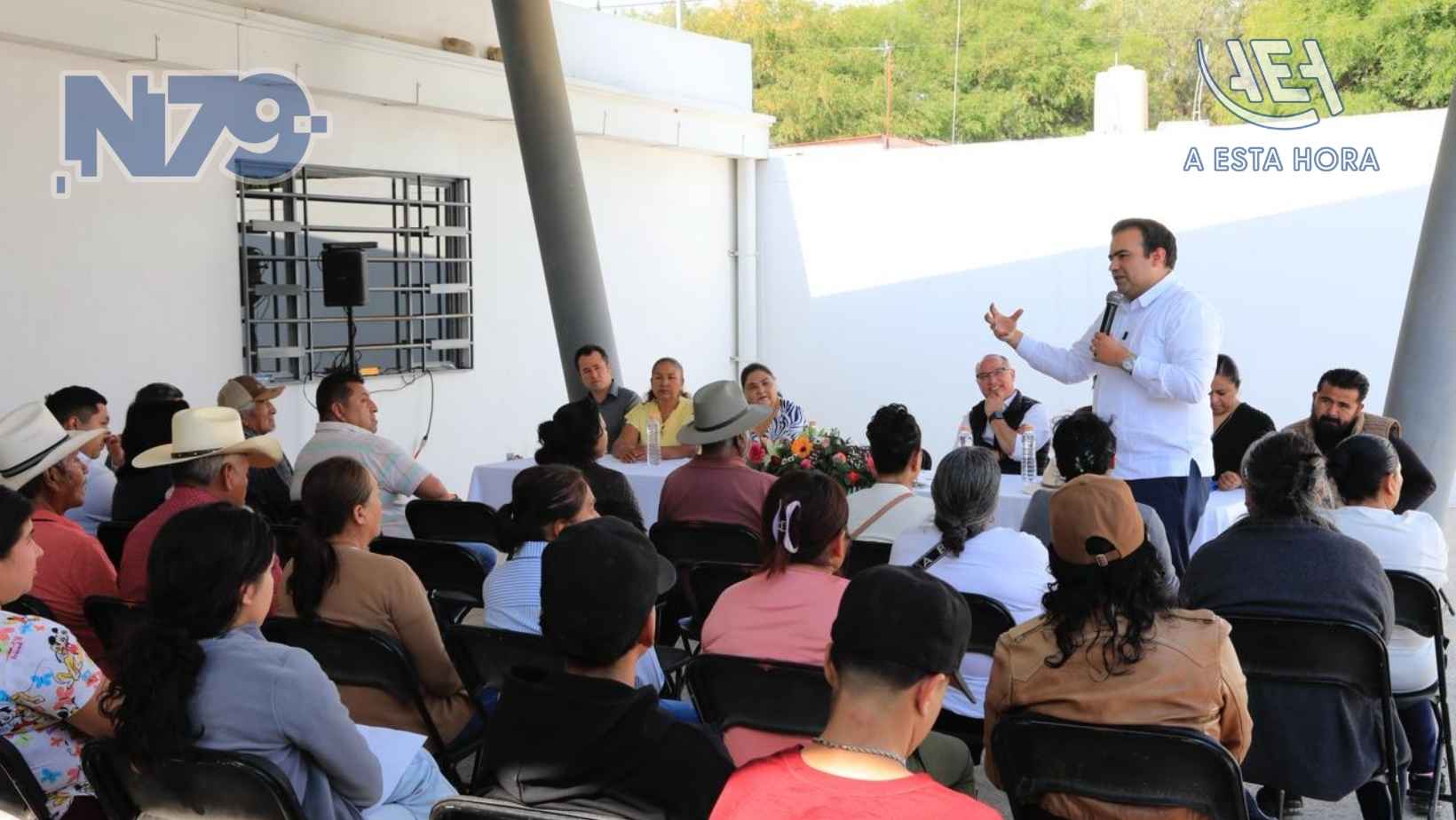 Colón entrega documentos agrarios a ejidatarios