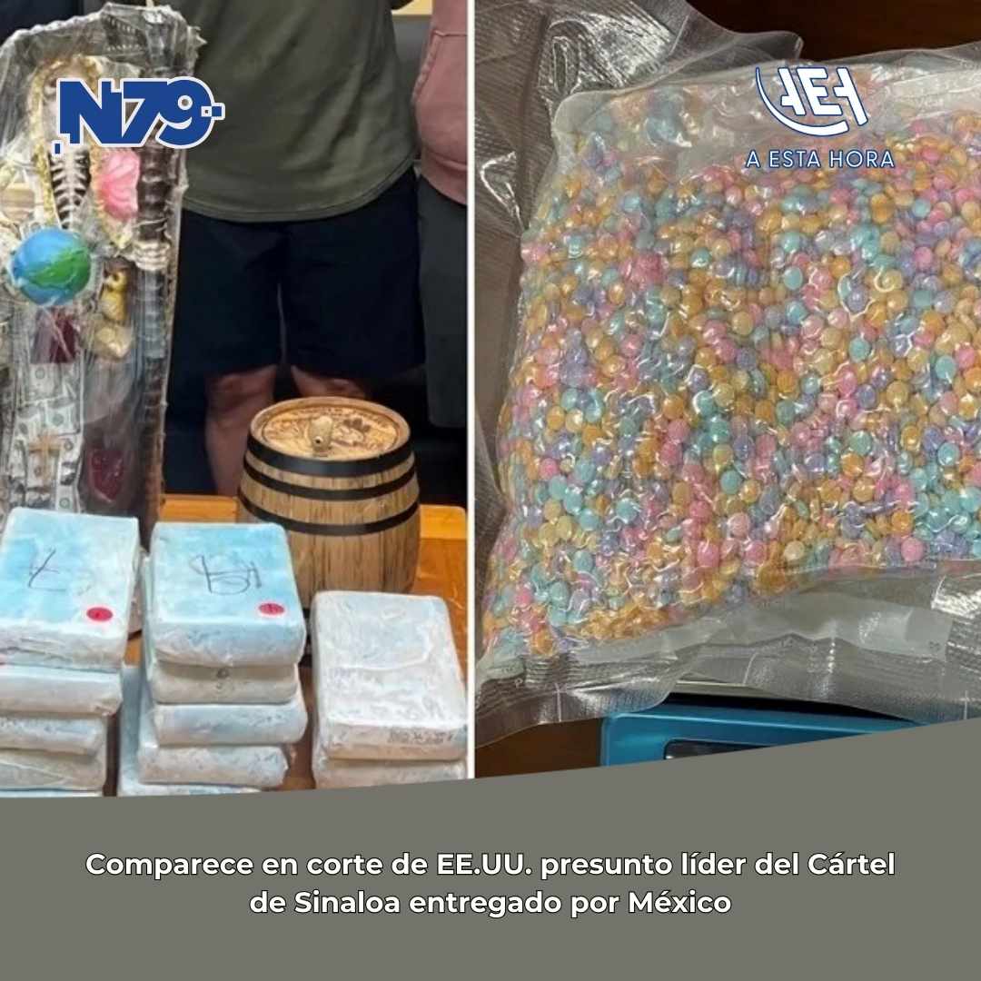 Comparece en corte de EE.UU. presunto líder del Cártel de Sinaloa entregado por México