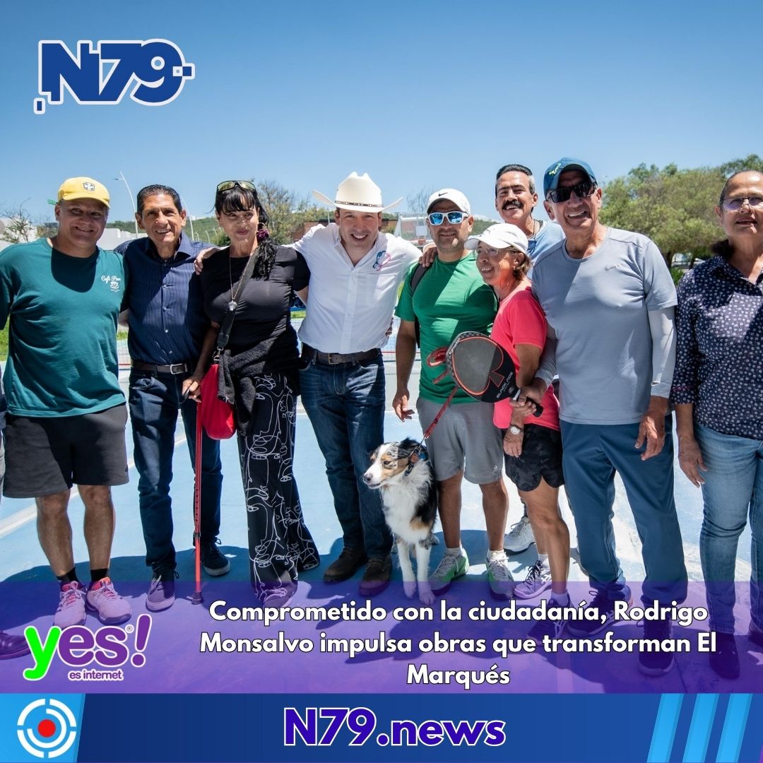 Comprometido con la ciudadanía, Rodrigo Monsalvo impulsa obras que transforman El Marqués