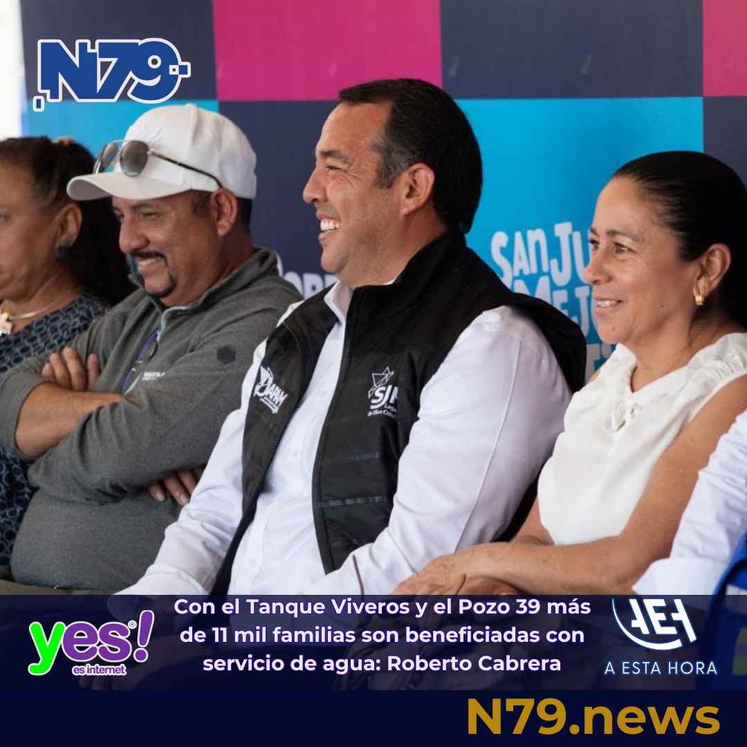 Con el Tanque Viveros y el Pozo 39 más de 11 mil familias son beneficiadas con servici