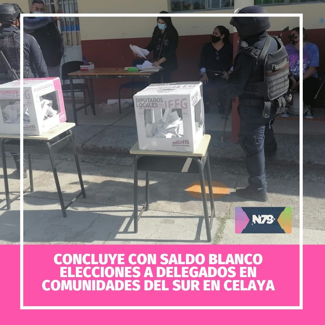 Concluye con saldo blanco elecciones a delegados en comunidades del sur en Celaya