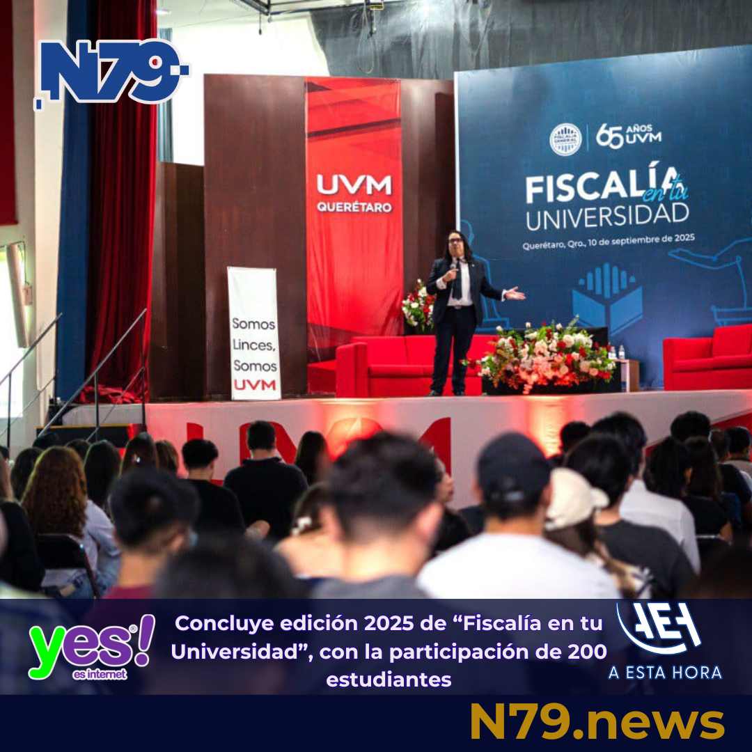 Concluye edición 2025 de “Fiscalía en tu Universidad”, con la participación de 200 estudiantes