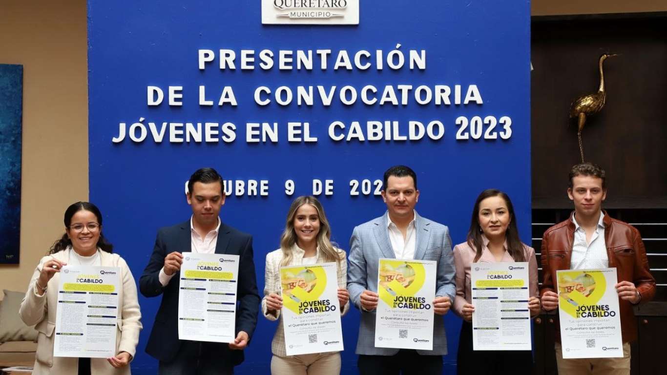 Convocatoria 'Jóvenes en el Cabildo 2023' ¡Participa en la Transformación de Querétaro!