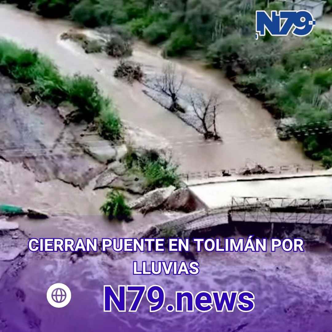 Cierran puente en Tolimán