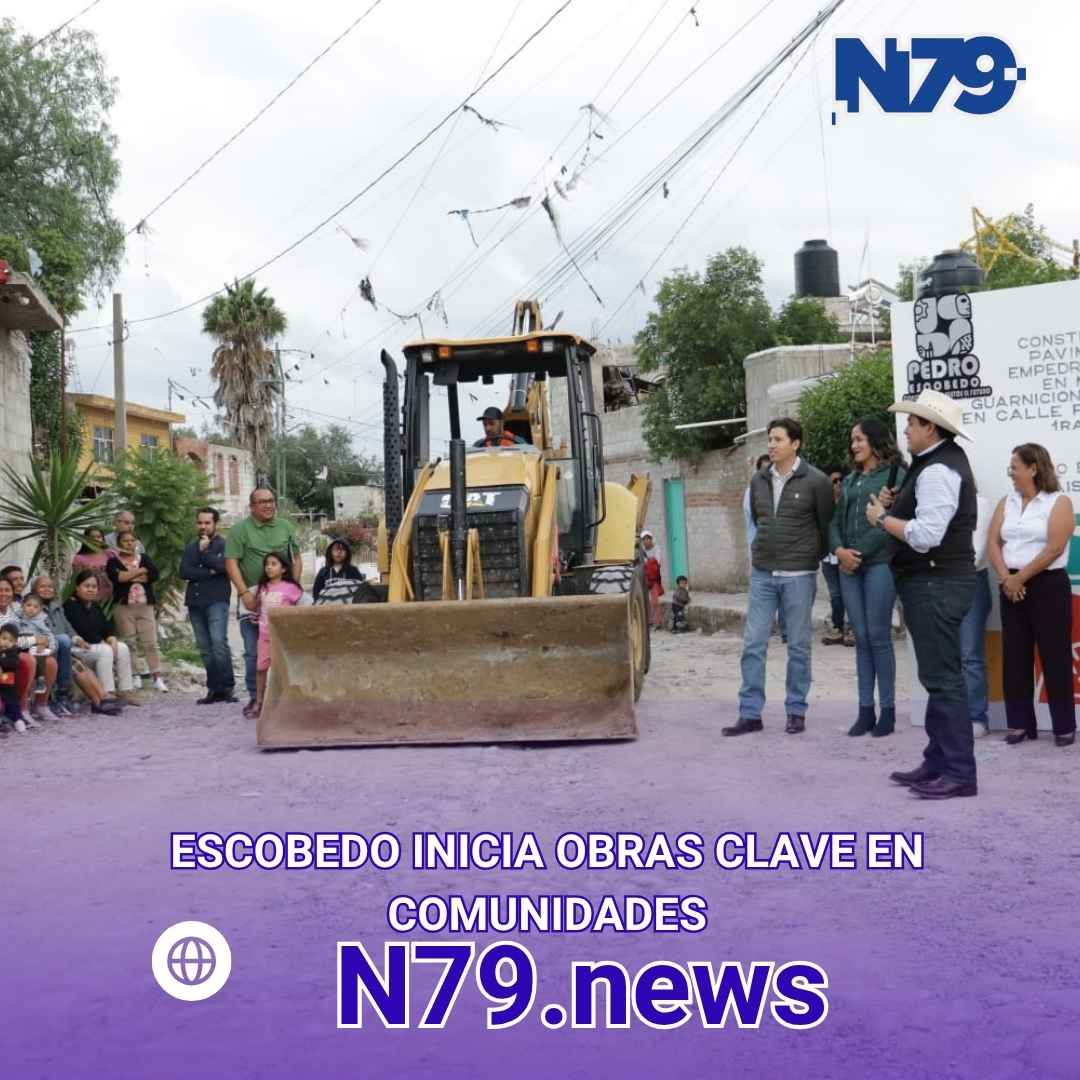 Escobedo inicia obras