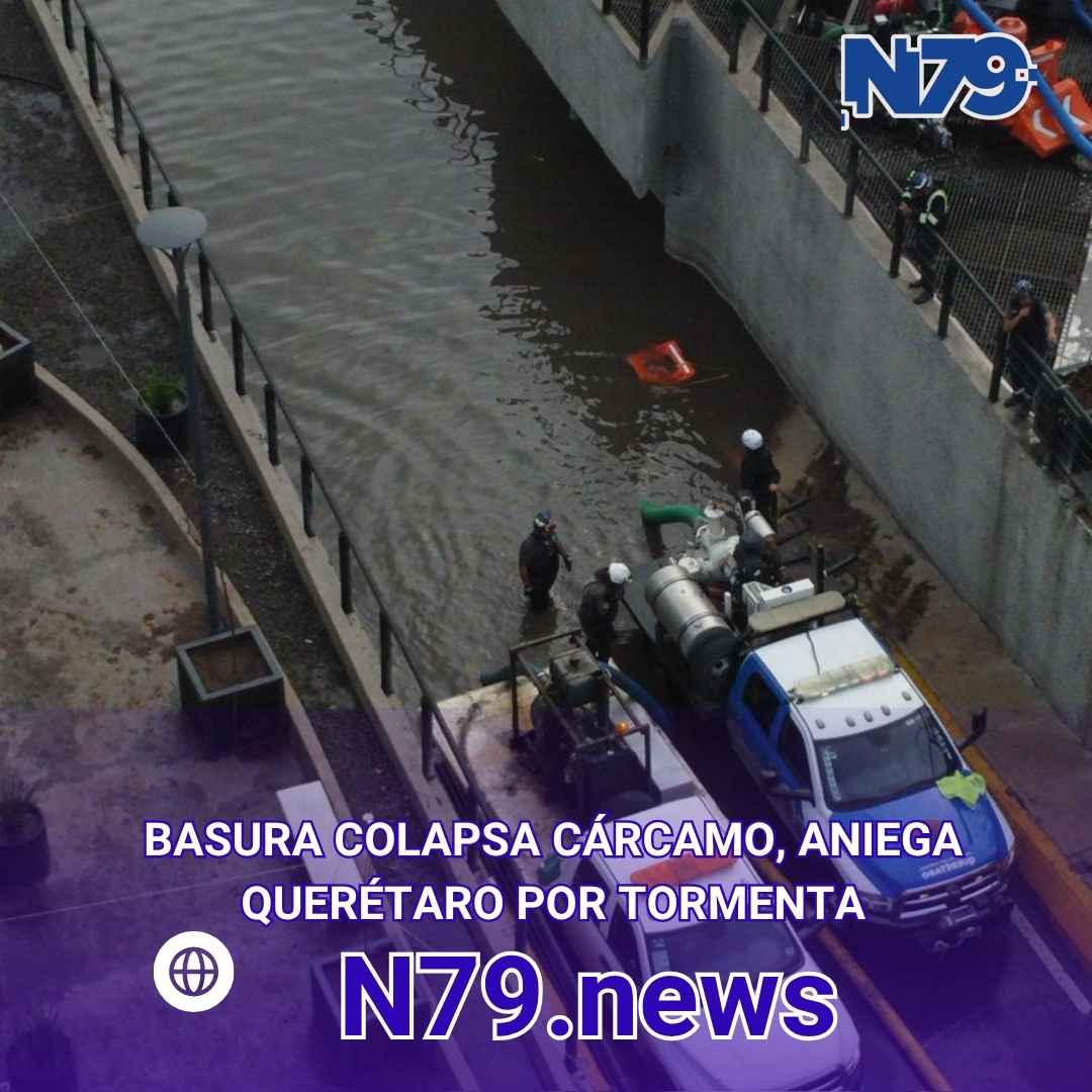 Basura colapsa cárcamo