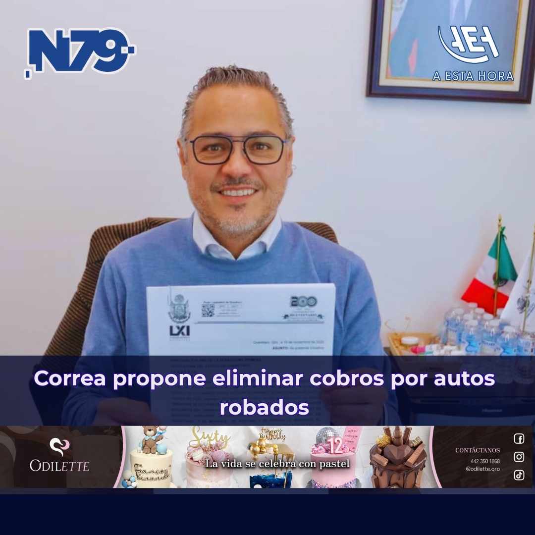 Correa propone eliminar cobros por autos robados