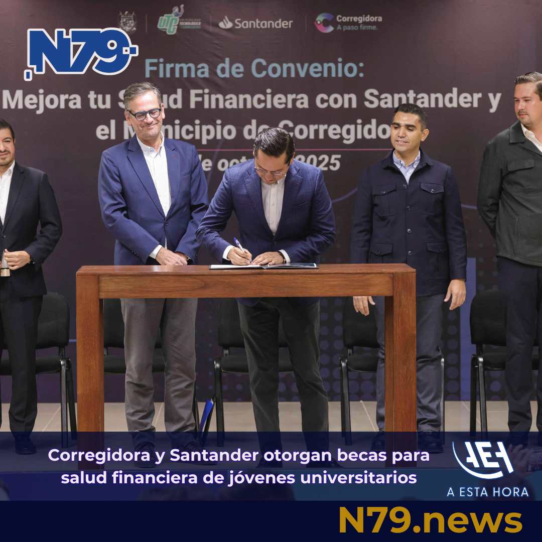 Corregidora y Santander otorgan becas para salud financiera de jóvenes universitarios