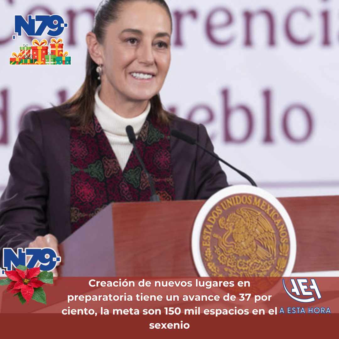 Creación de nuevos lugares en preparatoria tiene un avance de 37 por ciento, la meta son