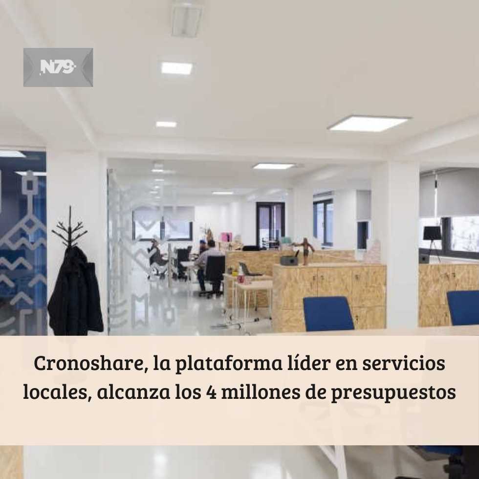 Cronoshare, la plataforma líder en servicios locales, alcanza los 4 millones de presupuestos