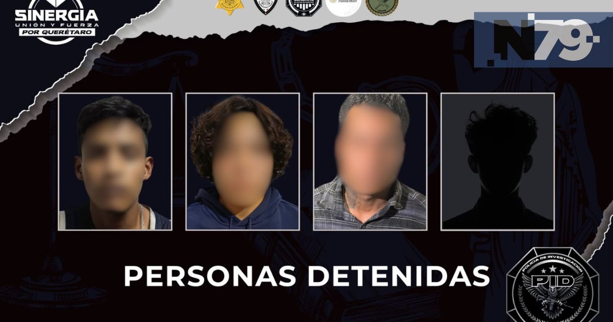 Cuatro cateos dejan cuatro detenidos en Querétaro