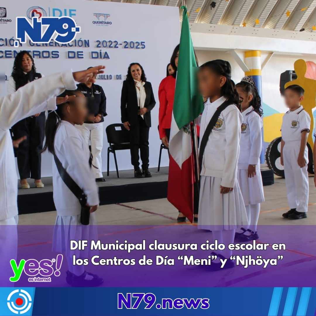 DIF Municipal clausura ciclo escolar en los Centros de Día “Meni” y “Njhöya”