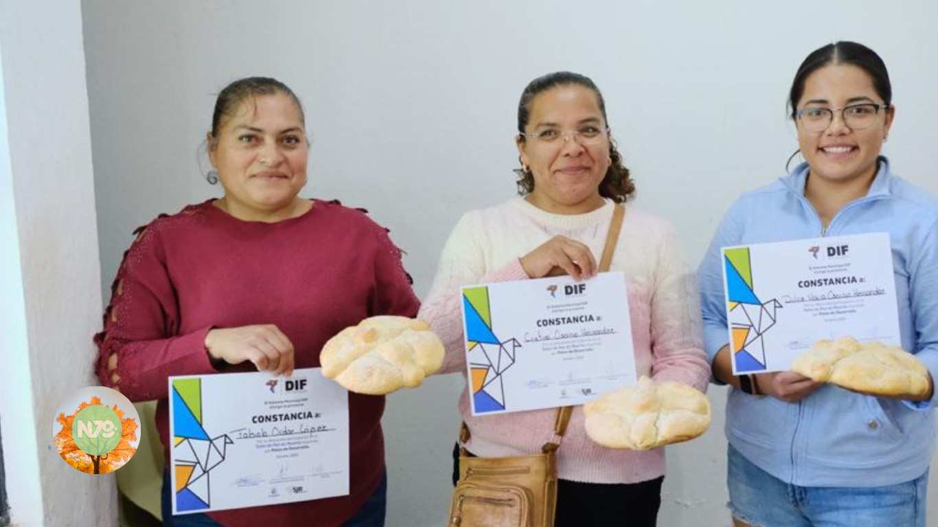 DIF Municipal de San Juan del Río Empodera a 400 Personas con Taller de Elaboración de Pan de Muerto