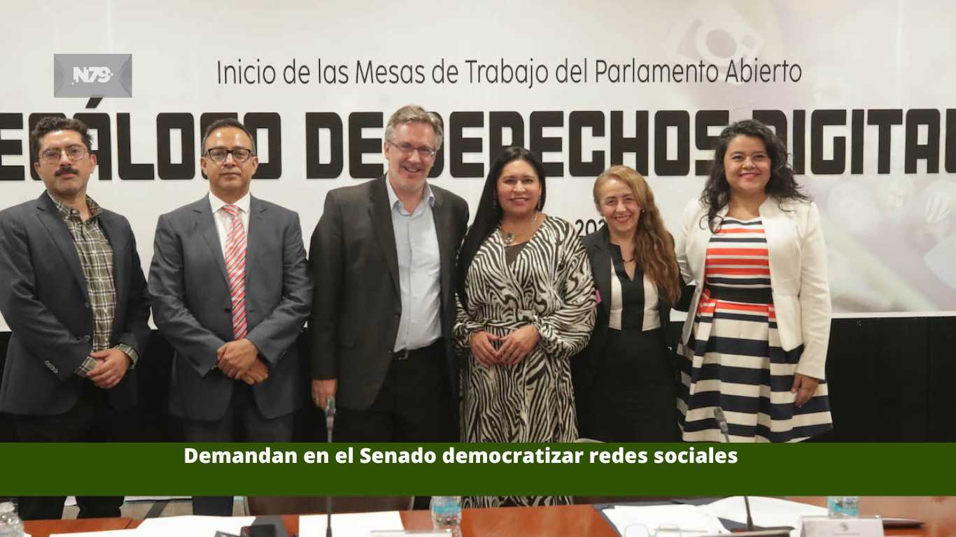 Demandan en el Senado democratizar redes sociales