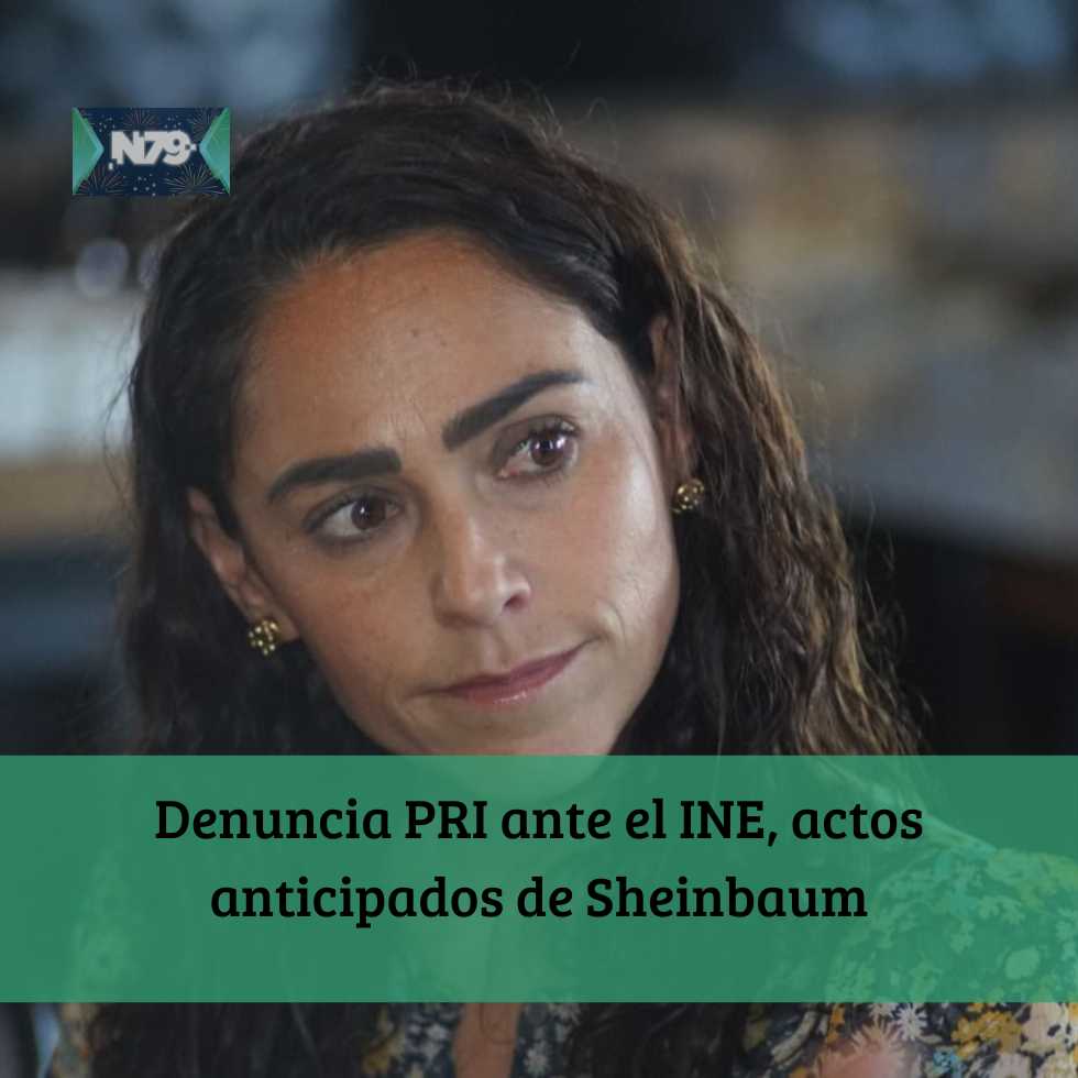 Denuncia PRI ante el INE, actos anticipados de Sheinbaum