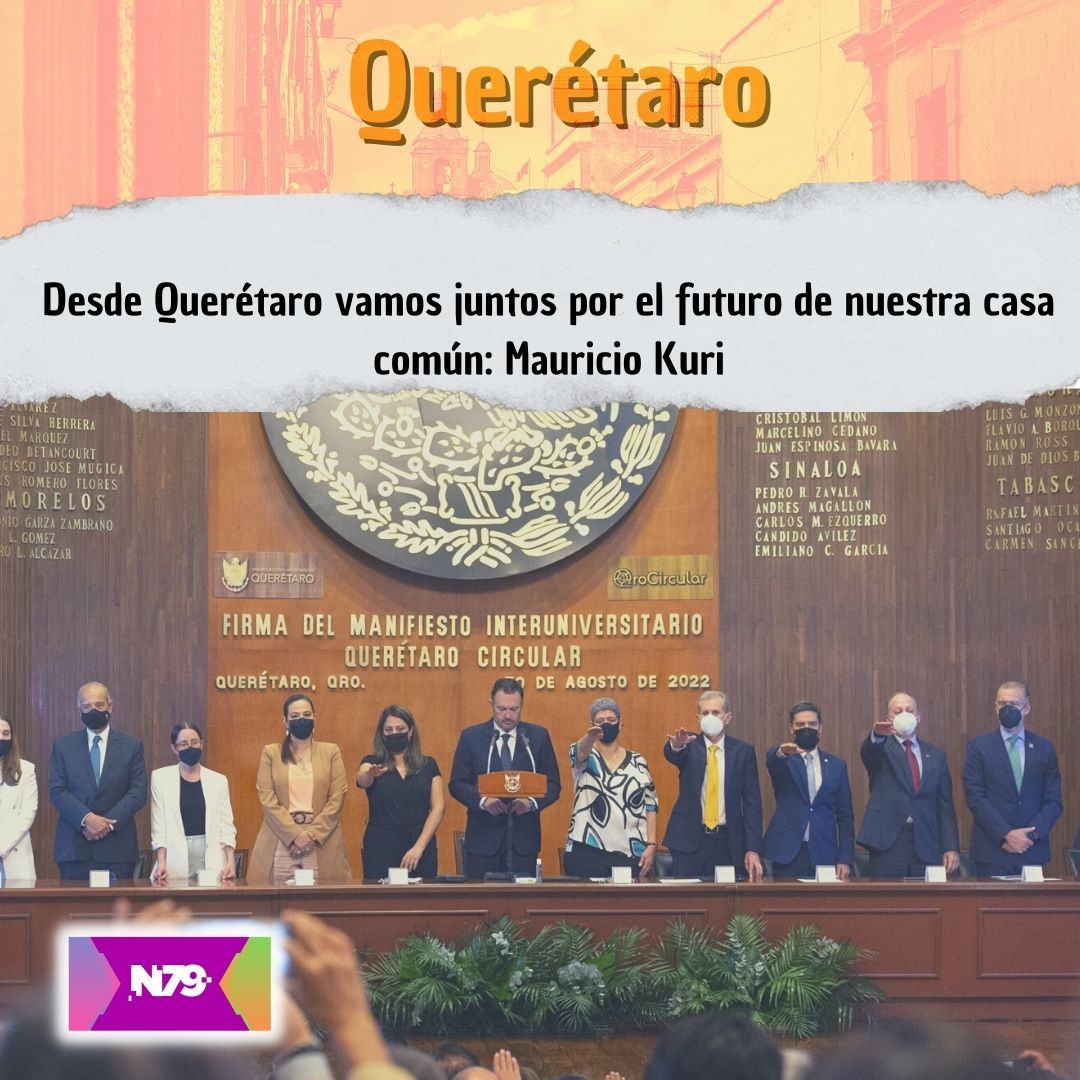 Desde Querétaro vamos juntos por el futuro de nuestra casa común Mauricio Kuri