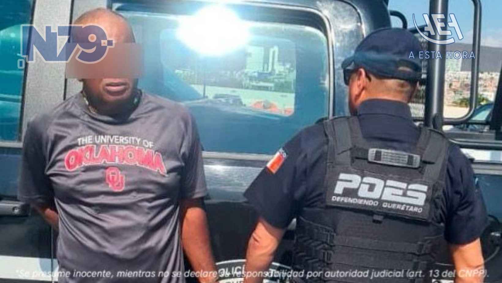 Detienen a hombre por delito sexual en Querétaro