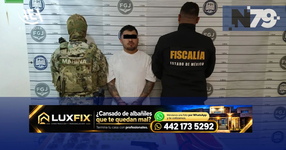 Detienen a tres y aseguran 176 dosis