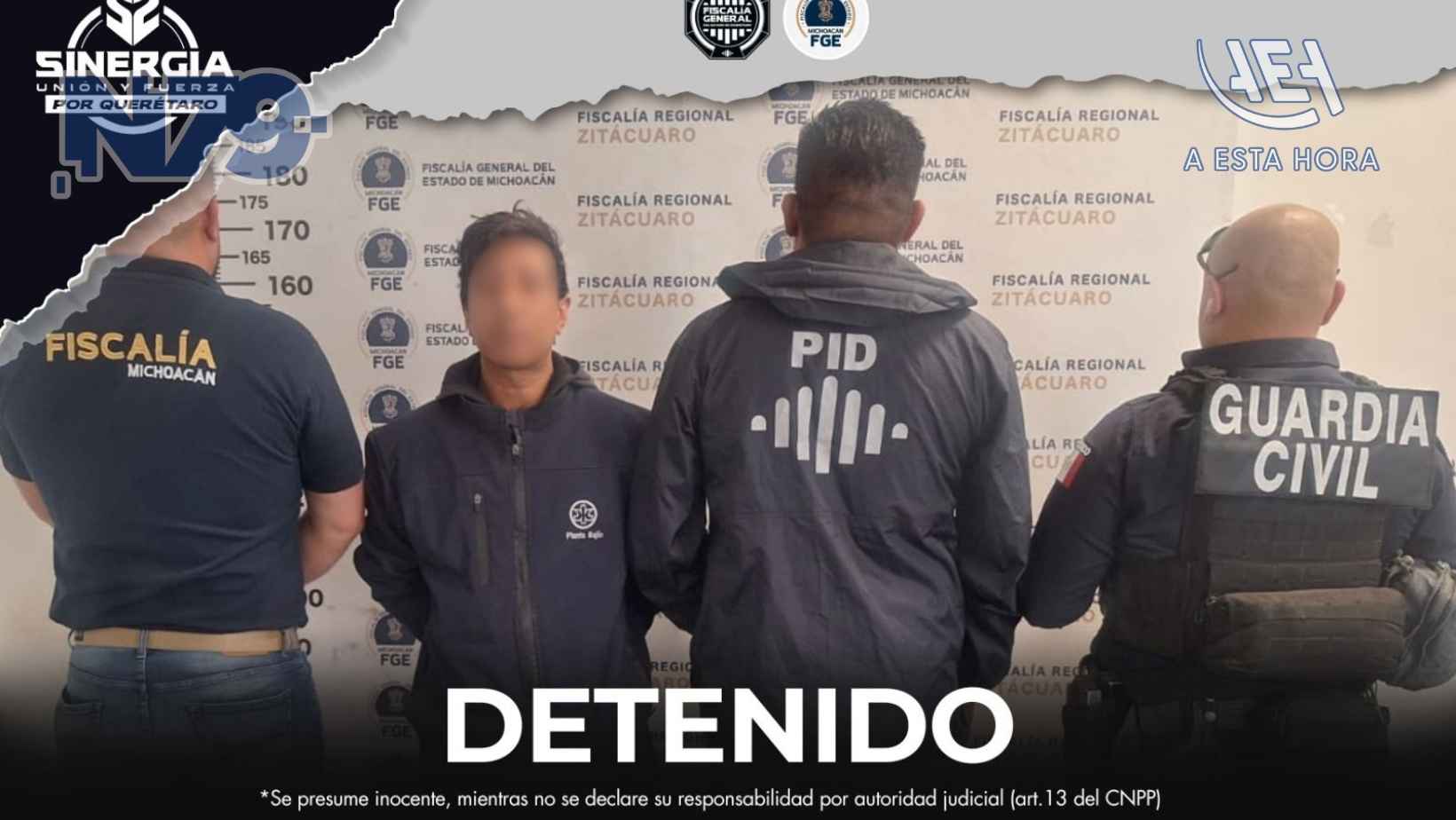 Detienen en Michoacán a imputado por violencia en Querétaro