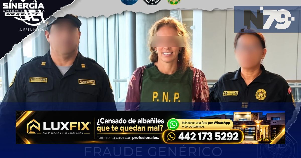Detienen en Perú a mujer requerida por fraude