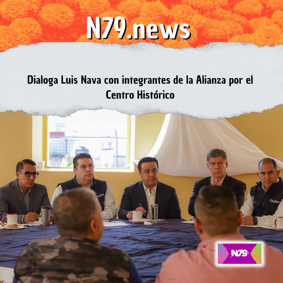 Dialoga Luis Nava con integrantes de la Alianza por el Centro Histórico