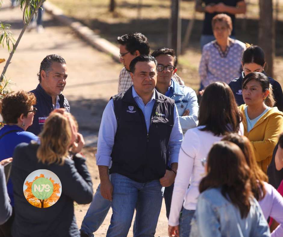 Dignificación en Marcha Luis Nava Supervisa Avances en la Rehabilitación del Parque Choles en Querétaro