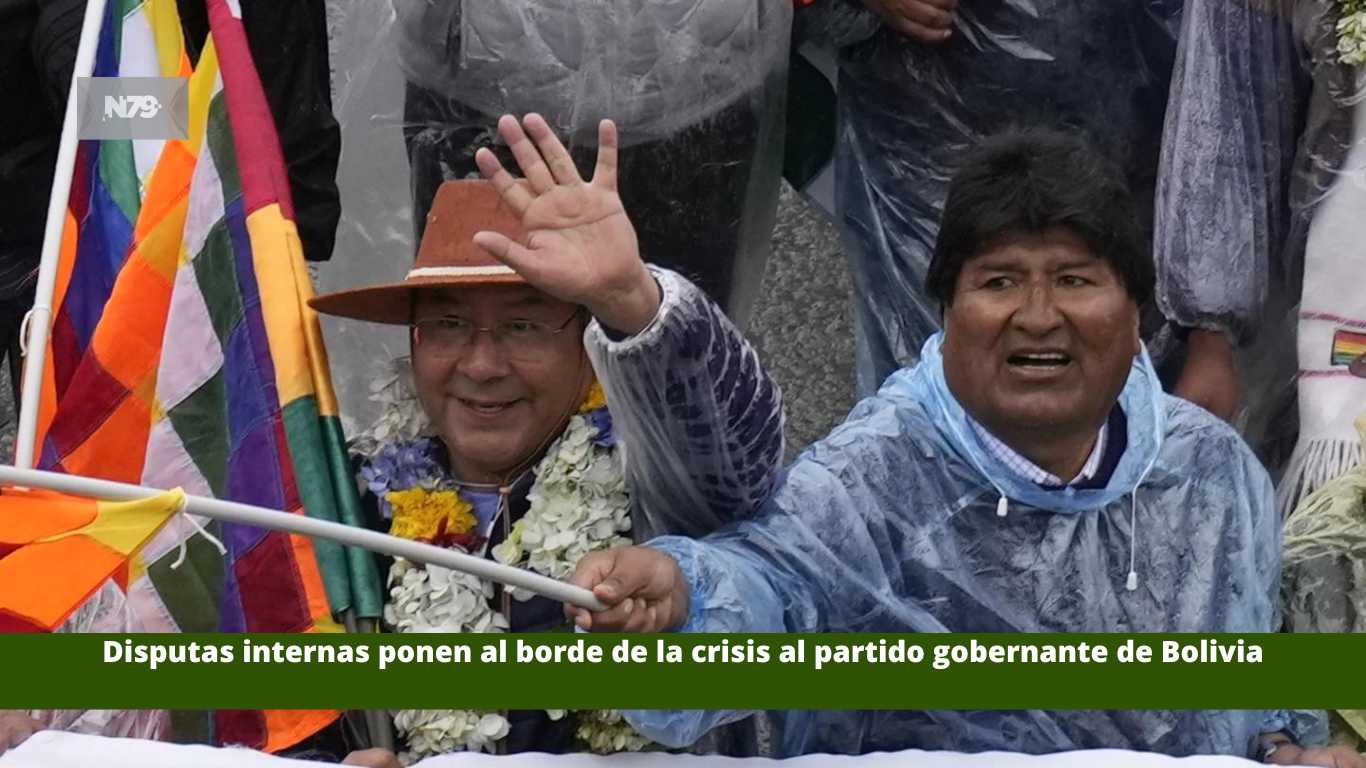 Disputas internas ponen al borde de la crisis al partido gobernante de Bolivia